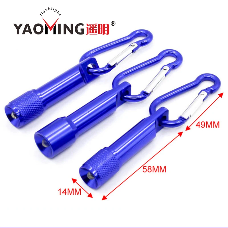 Portable small New style mini metal keychain running led flashlight wholesale with AG13 battery