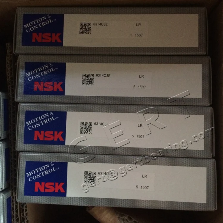Оригинальный японский шарикоподшипник NSK 6314 улучшенное уплотнение подшипник DDU ZZ