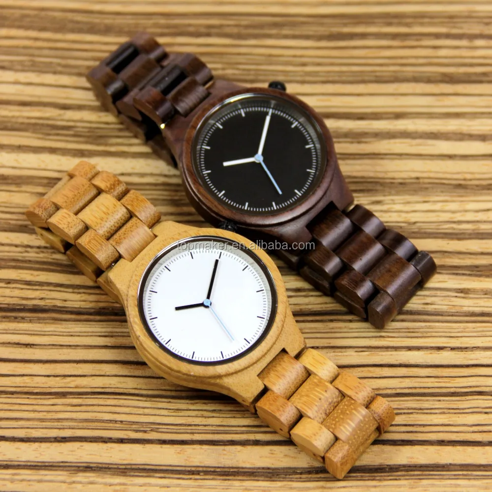 2017 Unisex Wooden Watches In Stock Couple Wood Watch Gift to Her
