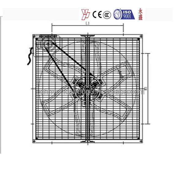 various original design spare parts of exhaust fan for manufacture