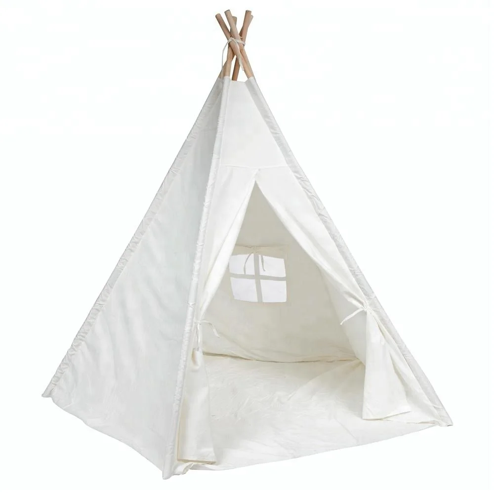 
Kids Teepee Toy Tent with Playing Mat 