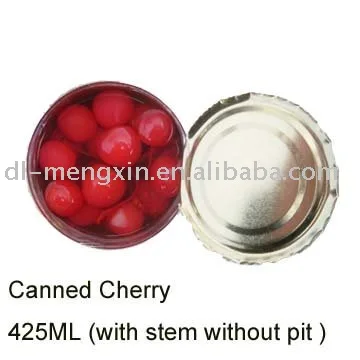 
Canned red sour Cherry pitted in syrup (Canned food ) 