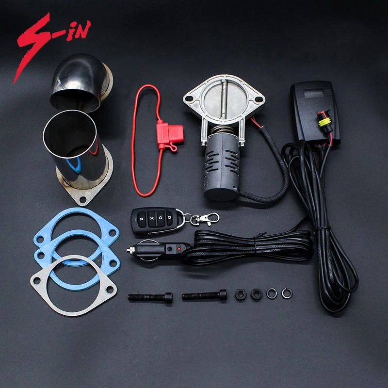 Electric variable exhaust Valve/Cutout kit with 4 keys Remote Control for car modify