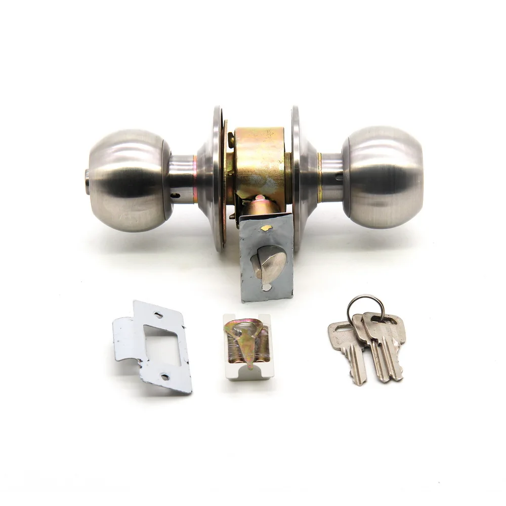 Lock Cylinders American Standard Stainless Steel Cerradura De Pomo Chapa Door Tubular Lever Cylindrical Ball Lock Knob Lock