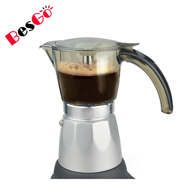 6 Cups 300ML fast electric espresso moka pot coffee maker