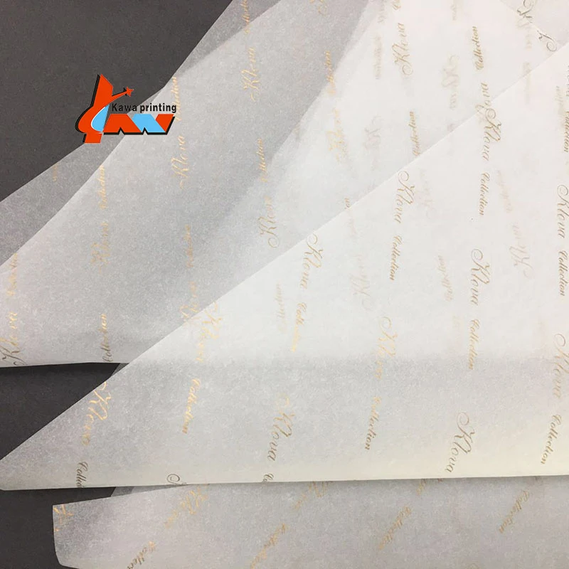 Custom Brand Name Printed Wrapping Tissue Paper For Clothing