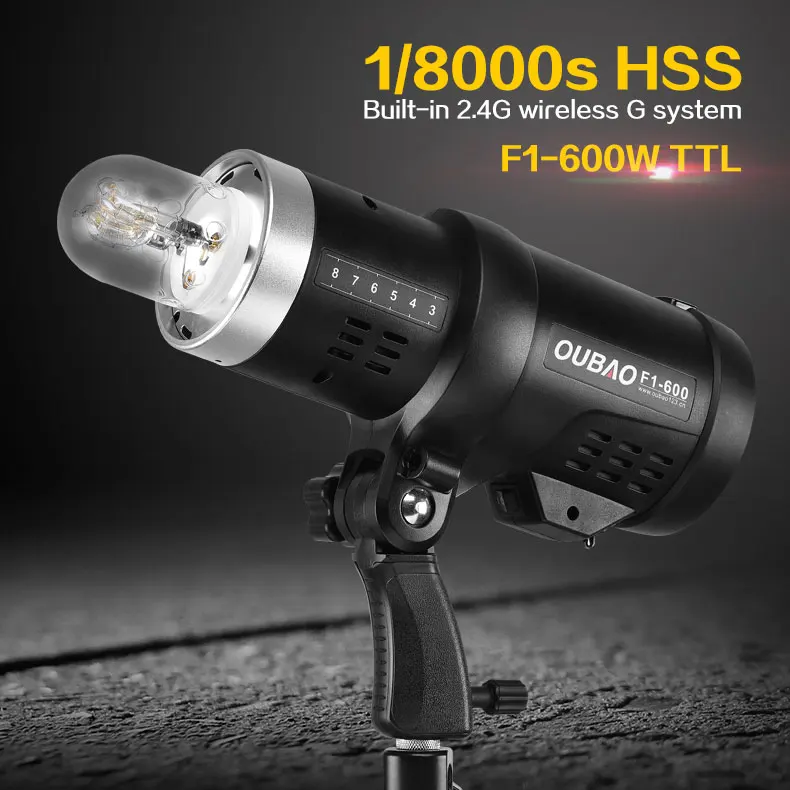 TRIOPO camera flash light F1 -600W Outdoor  & Indoor flash light with HSS 1/8000S