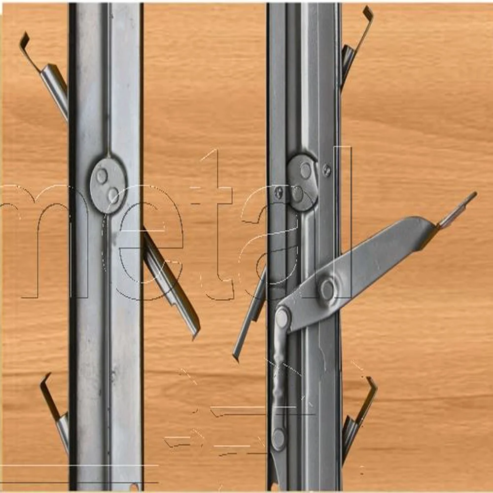 A4 DIY steel sizes profile sliding window iron louvre frame