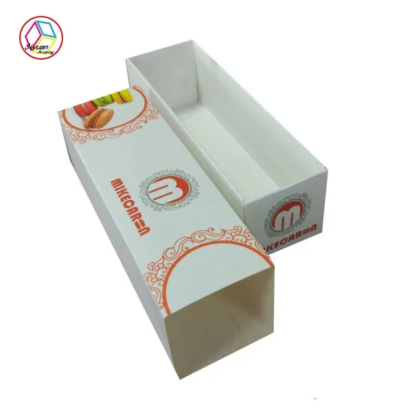 Custom party kraft paper macaron cute packaging box for food packaging