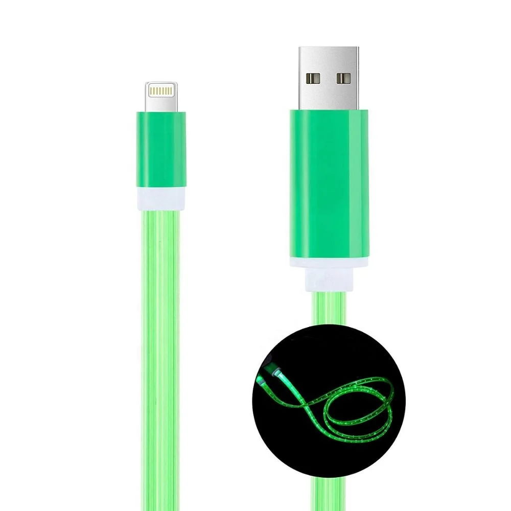  Видимые потоковые зарядные Кабели USB для домашнего