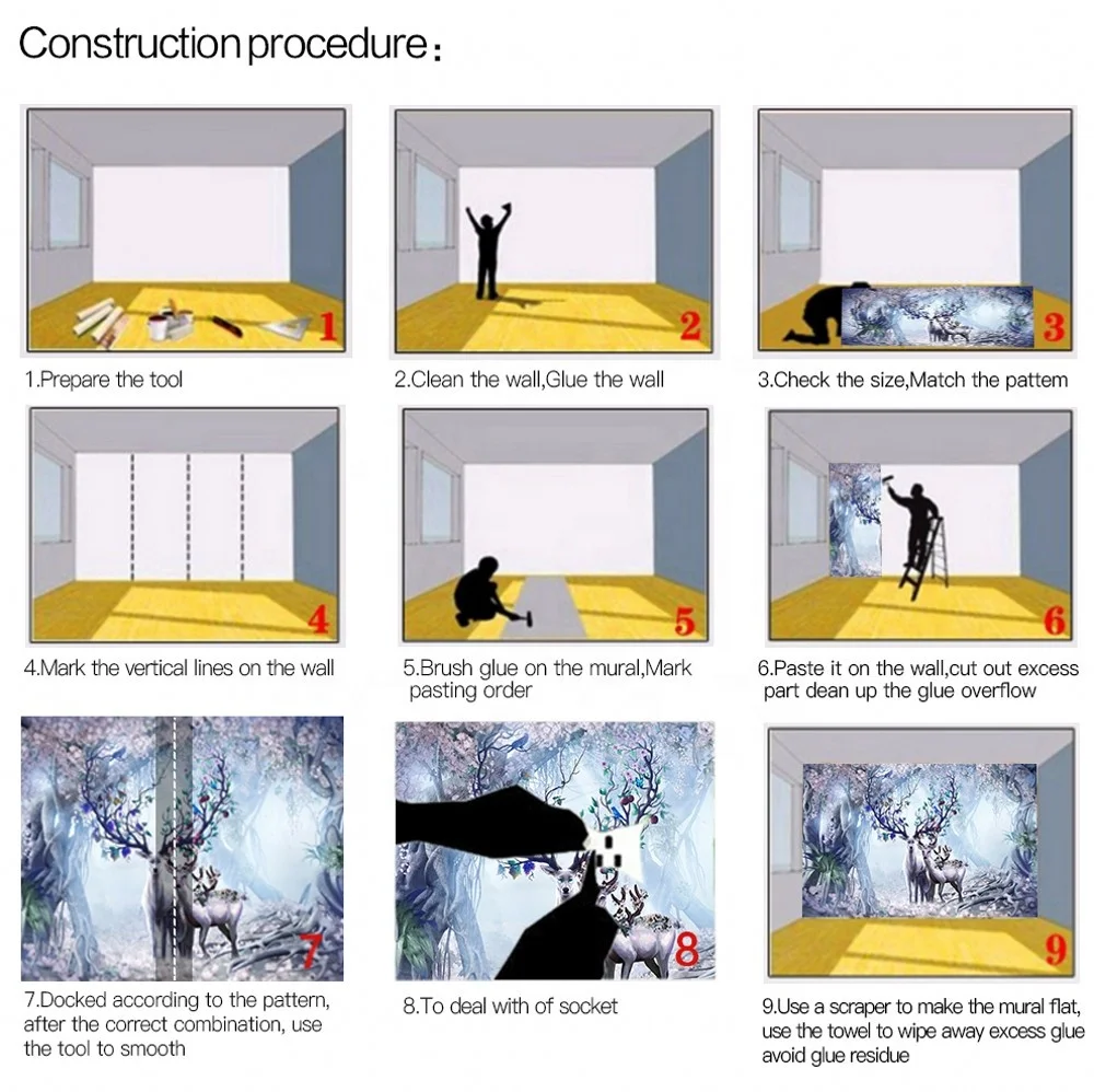 Korean Wallpaper Catalogue 3d Purple Beauty Hairdressing Barber Shop Wall Mural 3d Nude Wallpaper for Wall