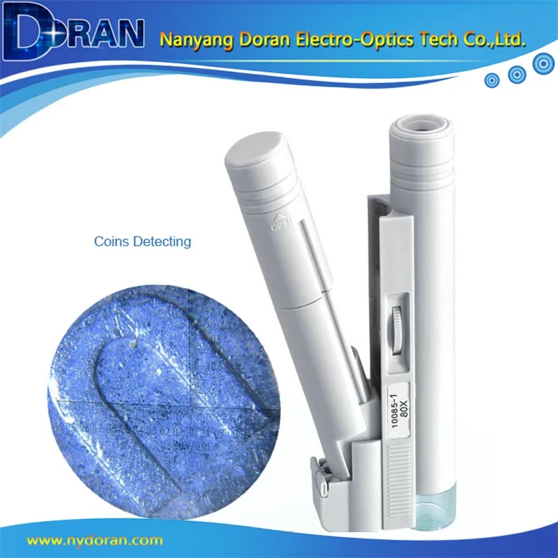 MG10085-1 80x портативное устройство для чтения микроскоп Лупа со светодиодной