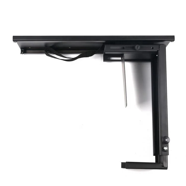 Fashion 360 Degree Swivel mobile stand computer for furniture office rolling CPU holder under desk mount