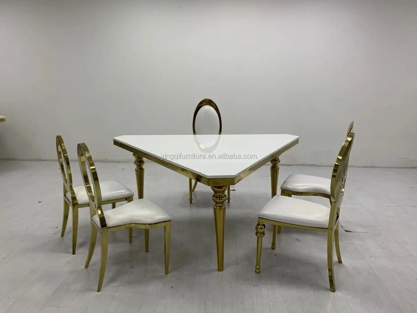 Luxury Large Stainless Steel Wedding Tables