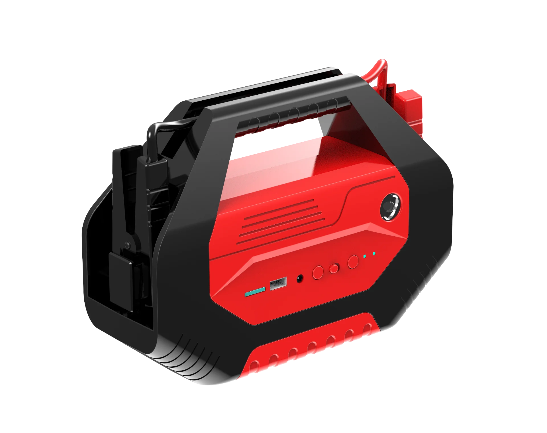 12v/24v jump starter 32000 mah  heavy duty truck towing vehicle with 2x 230Ah 1200A lead battery booster