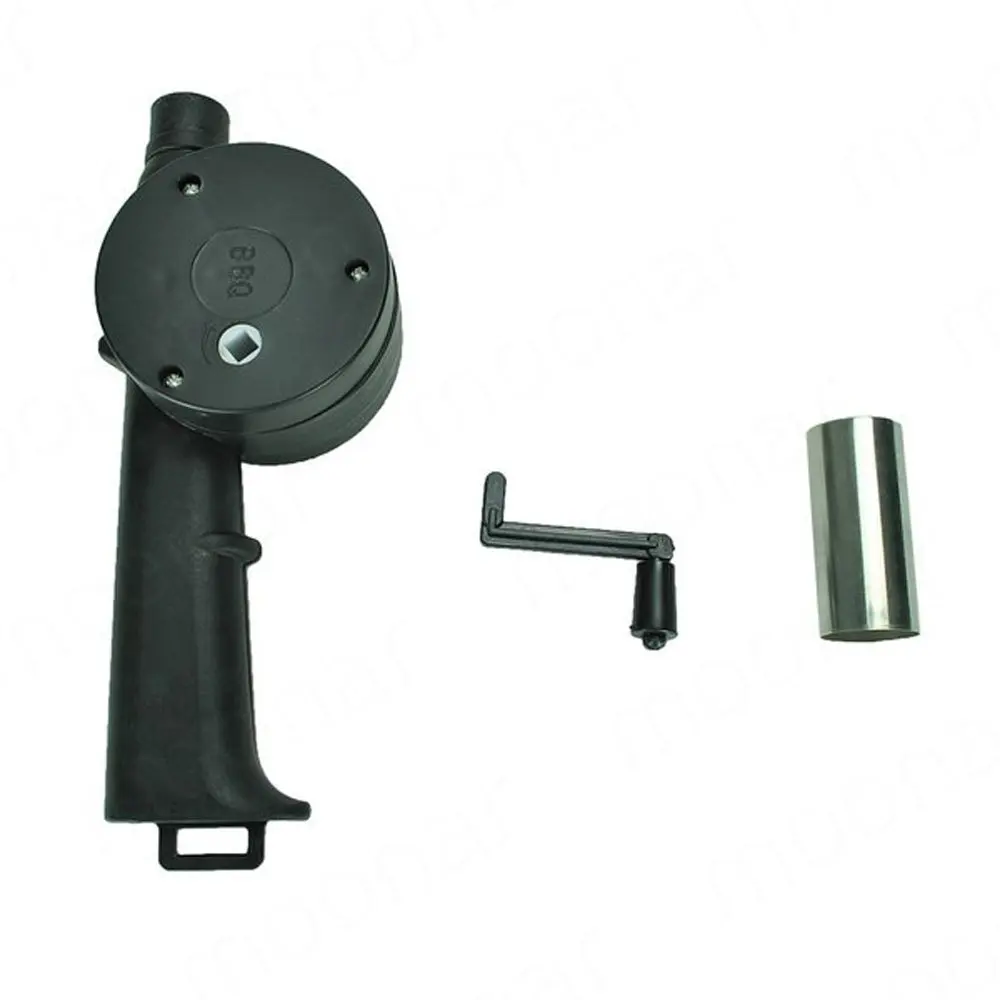 Outdoor Fan Air Blower Barbecue Fire Bellows  Crank Tool,  Mini Fan Air Blower