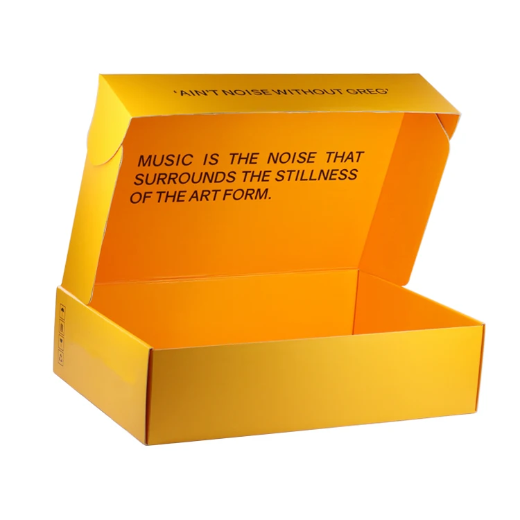 Guangzhou Wholesale Custom Printed Micro-Flute Die Cut Paper Packaging Big Mailer Corrugated Box Clothing Packaging