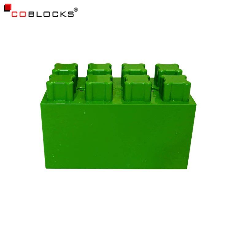 Factory Supply DIY Furniture Compatible Parts Big Size Plastic Wall Table Chair Bricks Block