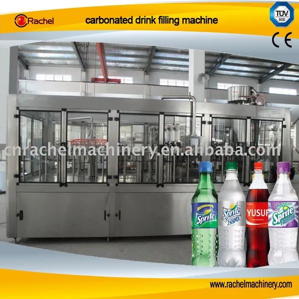 Газированные сок пить заполнение производственной линии