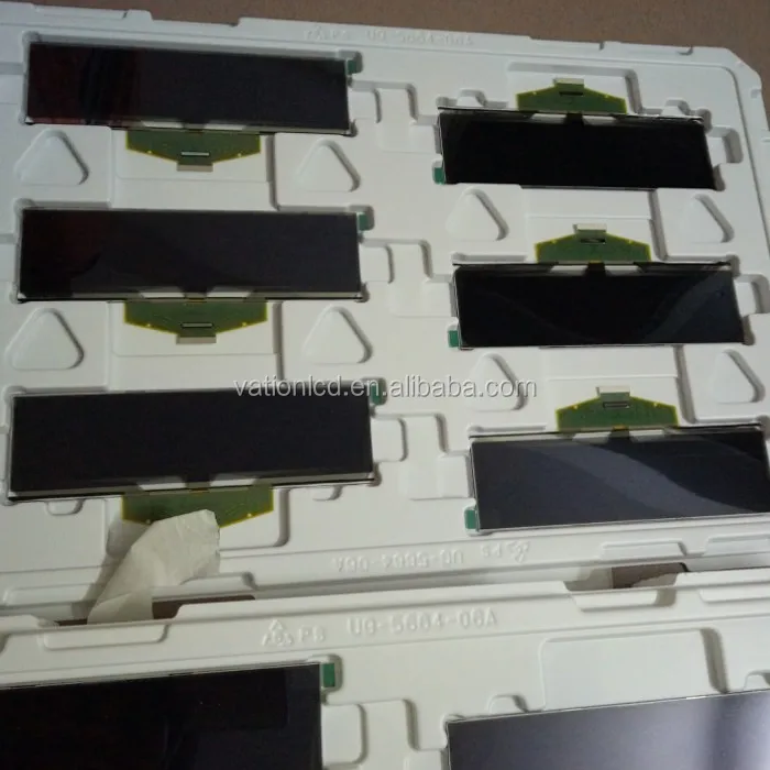 PM-OLED Rectangle 5.5inch Green 256x64 resolution OLED lcd panel for industrial application