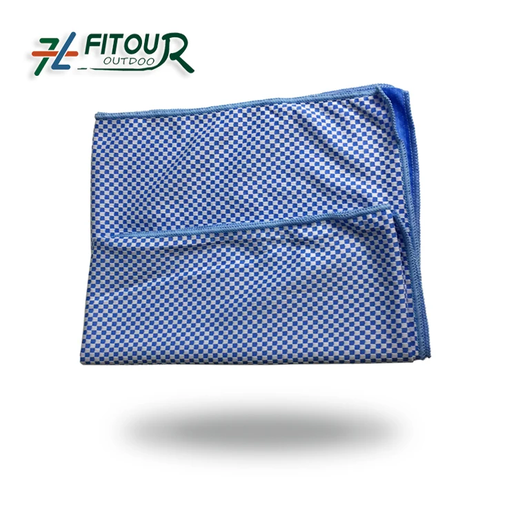 BSCI suppliers made in china quick dry bamboo charcoal fiber towel for sports golf gym run fitness