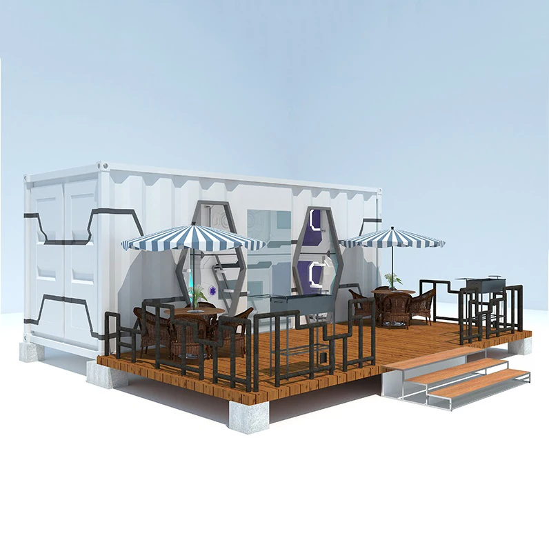 STARSDOVE Capsule shaped Hotel Container with bathroom capsule sleeping pods for outdoor living