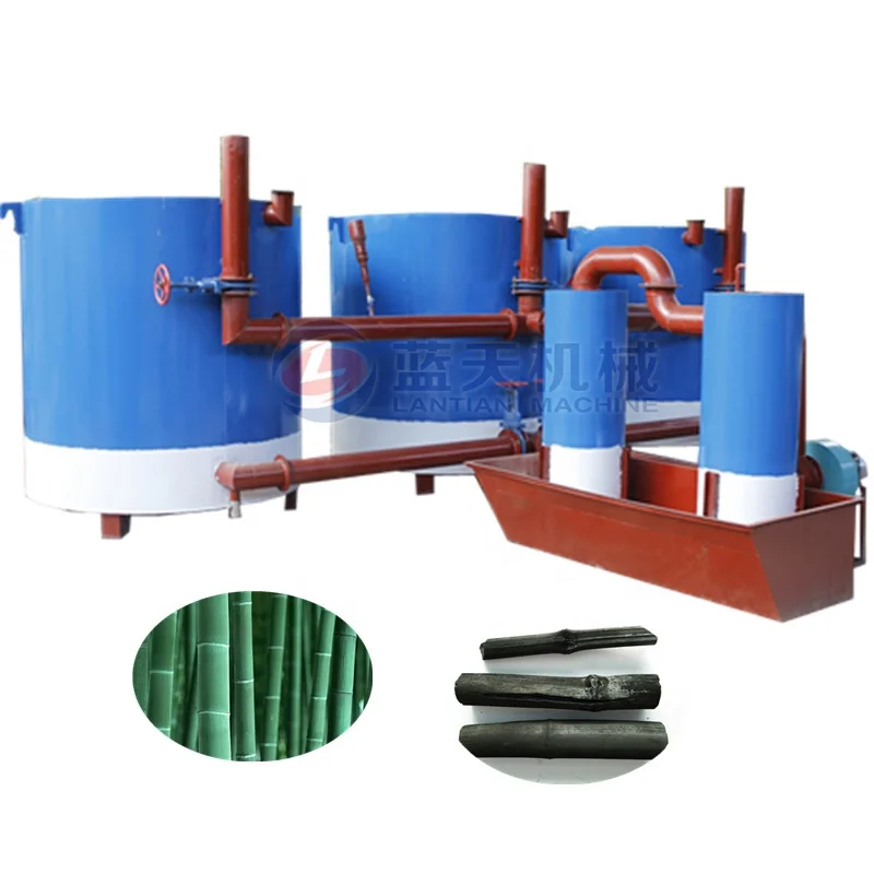 High Quality Smokeless Continuous Corn Cob Wood Charcoal Carbonization Stove