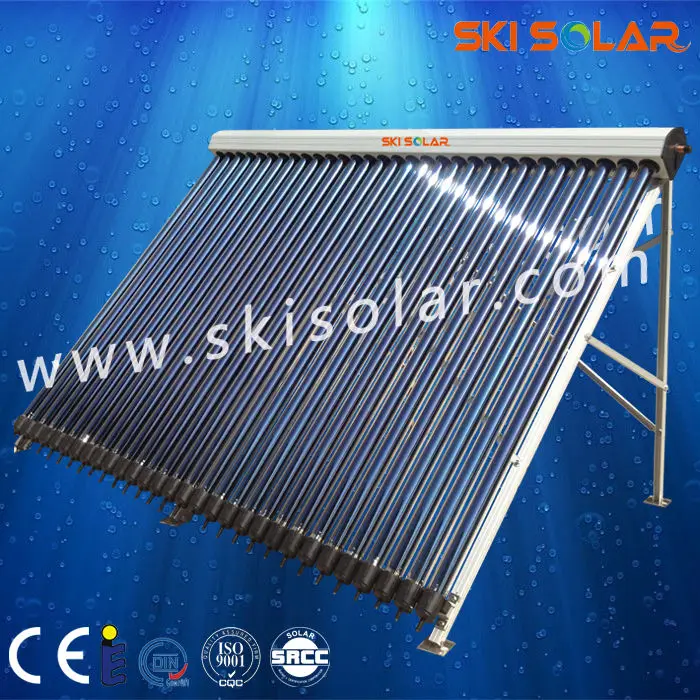 
2015 factory direct new high capacity heat pipe solar heating collector with vacuum tube and manifold 