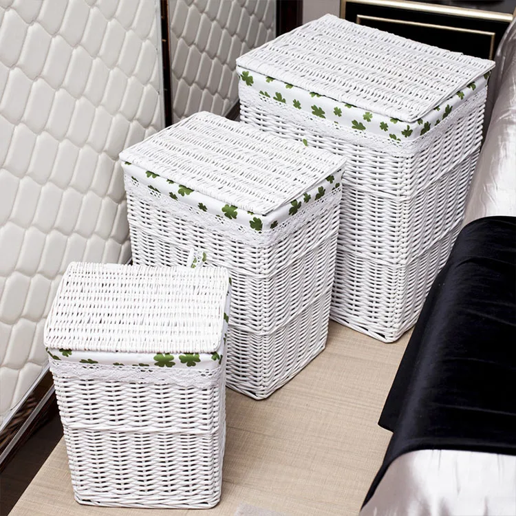 factory price storage wicker basket laundry basket for sale
