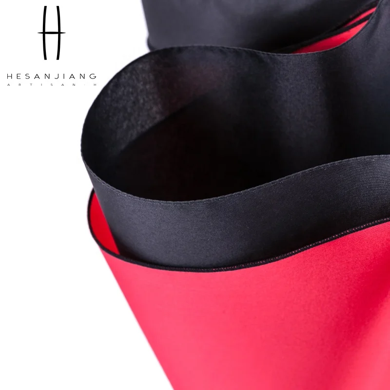 Basic type windproof automatic reverse umbrella for car with C handle double layer fabric