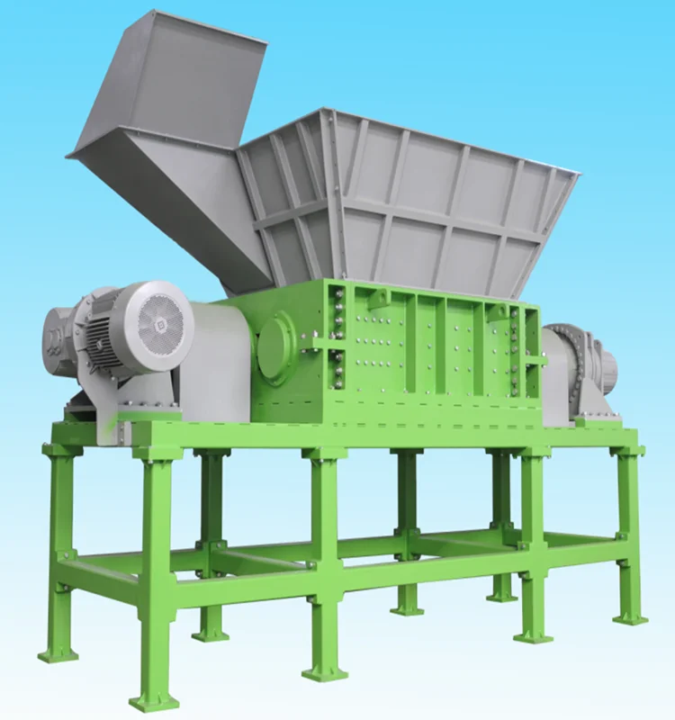 Automatic waste tyre shredding and recycling plant rubber machine with good service