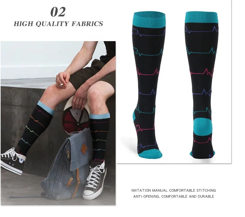Мануфактура нейлоновые мужские беговые кроссовки для женщин водонепроницаемый Компрессионные носки FL01-575