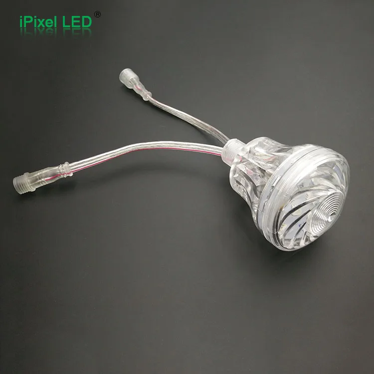 programmable 60mm cabochon turbo led lights for amusement attactions
