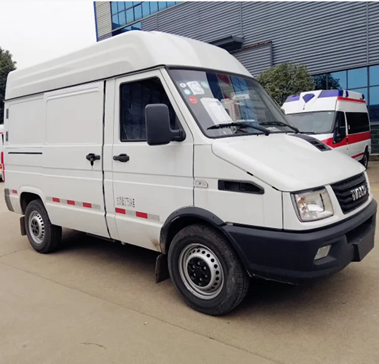 Frozen food transport trucks freezer truck I-VECO Small Size Refrigerated Truck for Sale to Senegal