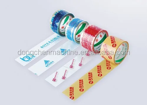 Plastic Adhesive BOPP tape 2 colors printing machine