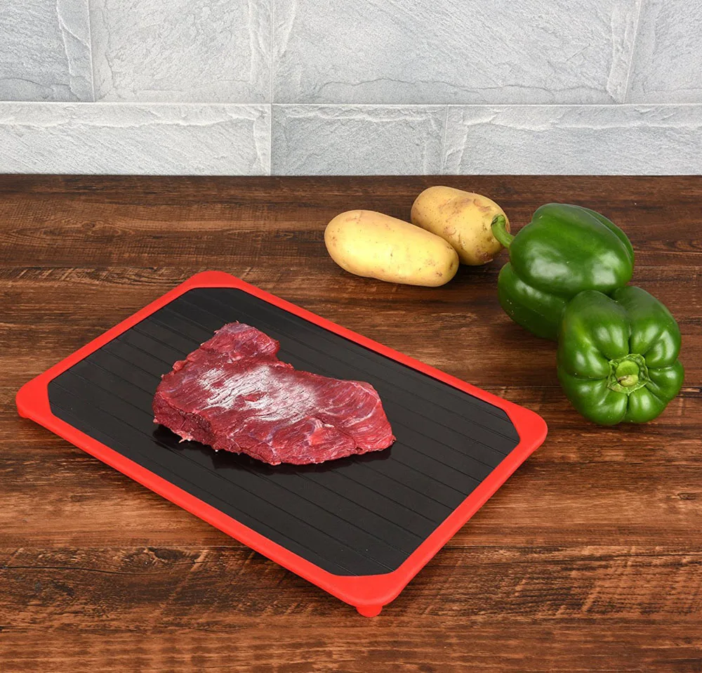 Лидер продаж на Amazon, тарелка для размораживания кухонного мяса, лоток для быстрого размораживания замороженных продуктов