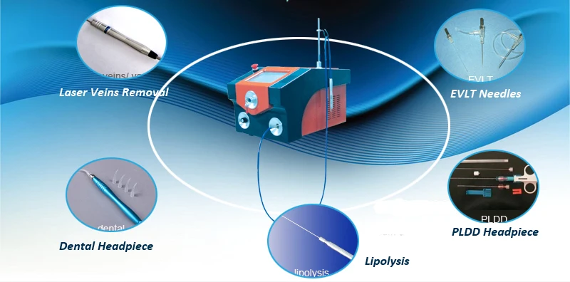 
2018 Hottest product 980nm diode laser machine for vascular spider veins removal and PLDD laser surgery laser 
