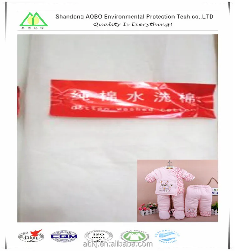 100% Organic cotton batting and felt  with GOTS certificate