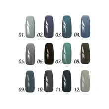 Free shipping Grandma Grey Series 6pcs Inail Gel Nail Polish 15ml 12 colors for choice