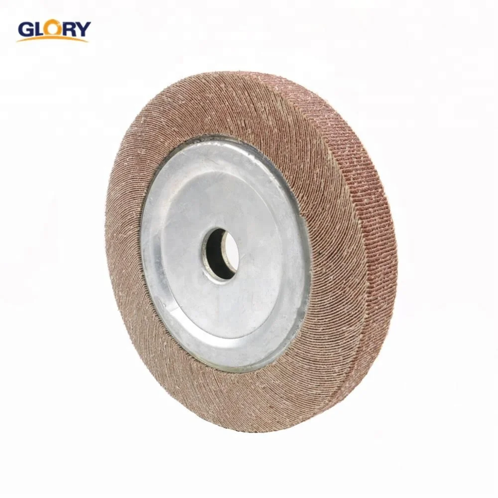 GLORY auminum oxide abrasive unmounted chucking polishing flap wheel