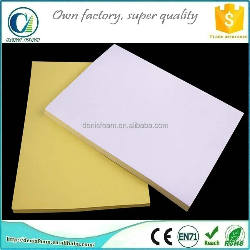 Self adhesive sticker paper