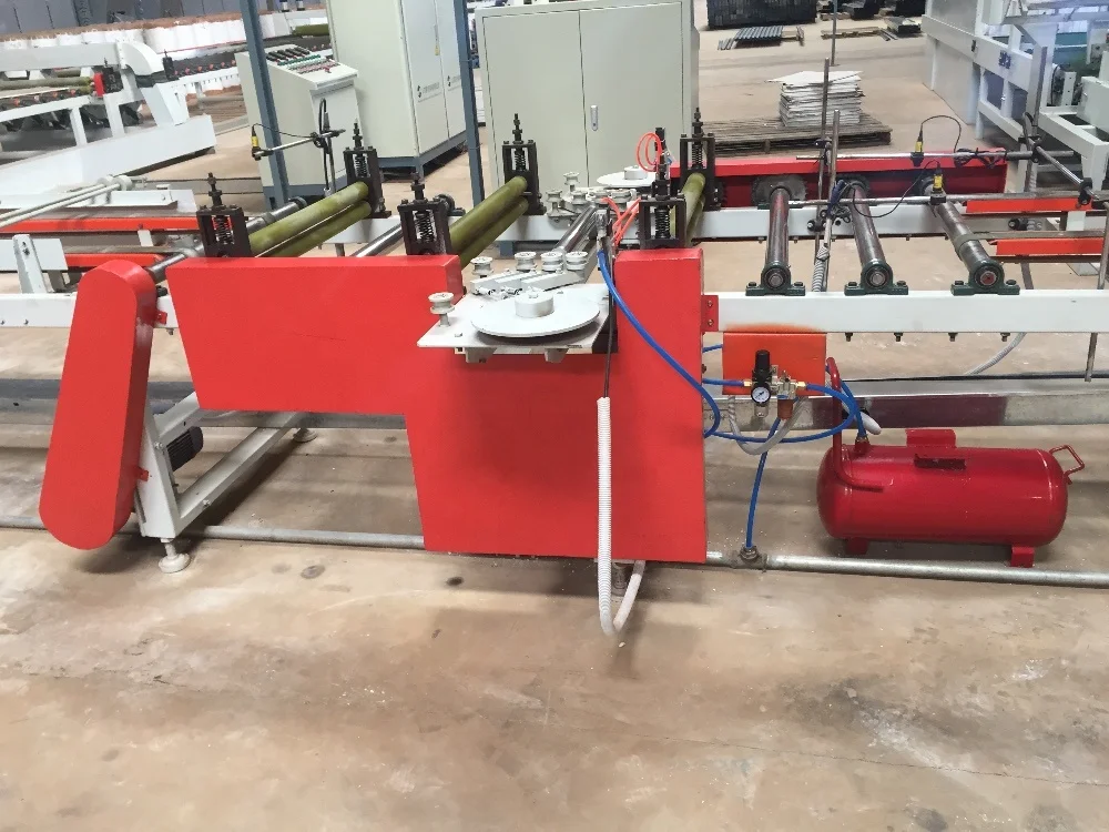 
PVC laminated gypsum board ceiling tile machine 