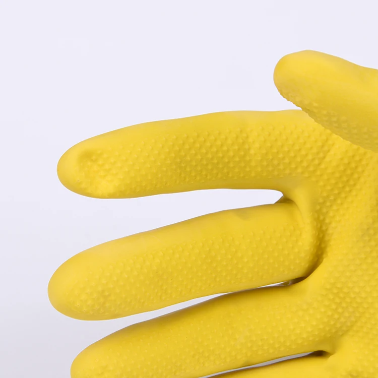 
High Quality Chemical Resistant Gloves Duty Rubber Latex Household Cleaning Gloves 