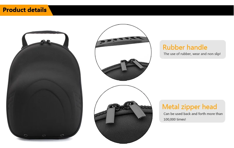 EVA 3PK baseball hat case carrier case