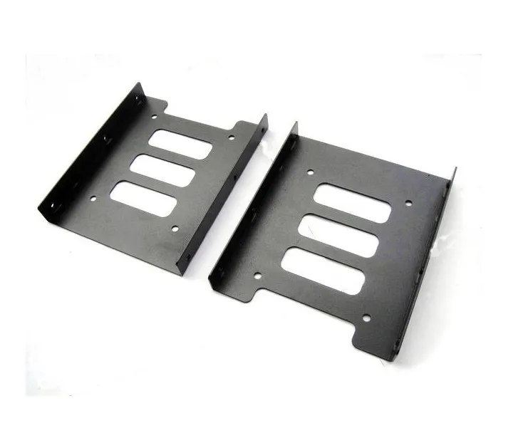 Комплект металлических адаптеров для жесткого диска Монтажный кронштейн 2 5 дюйма SSD в 3 PC Bay черный