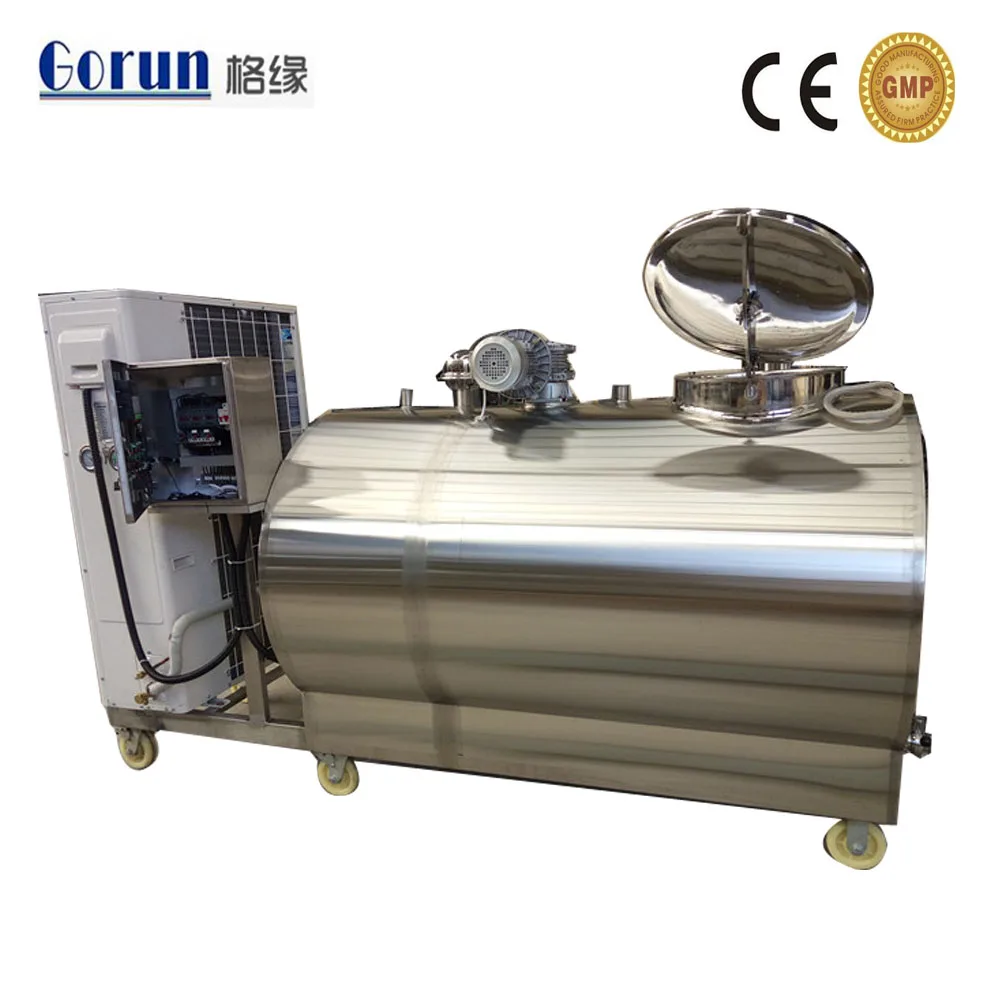 
Stainless Steel Milk Fresh 1000 Liter Milk Cooling Tank/mini Milk Cooler 