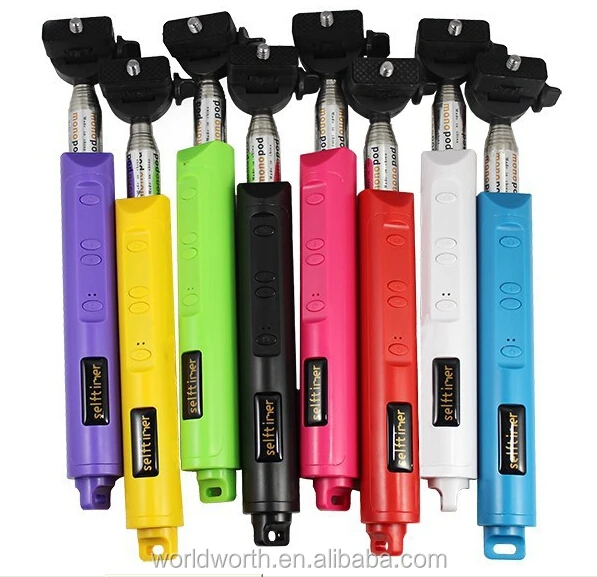 Colorful Smartphone Monopod Selfie Stick,Handheld Monopod for Camera S03