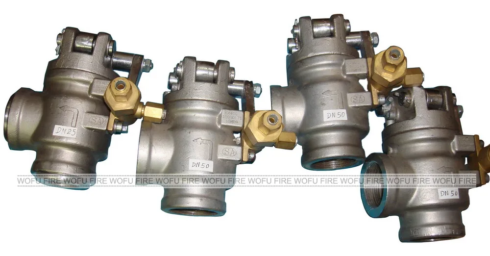 Selector valve for fire fighting fire suppression system accessories