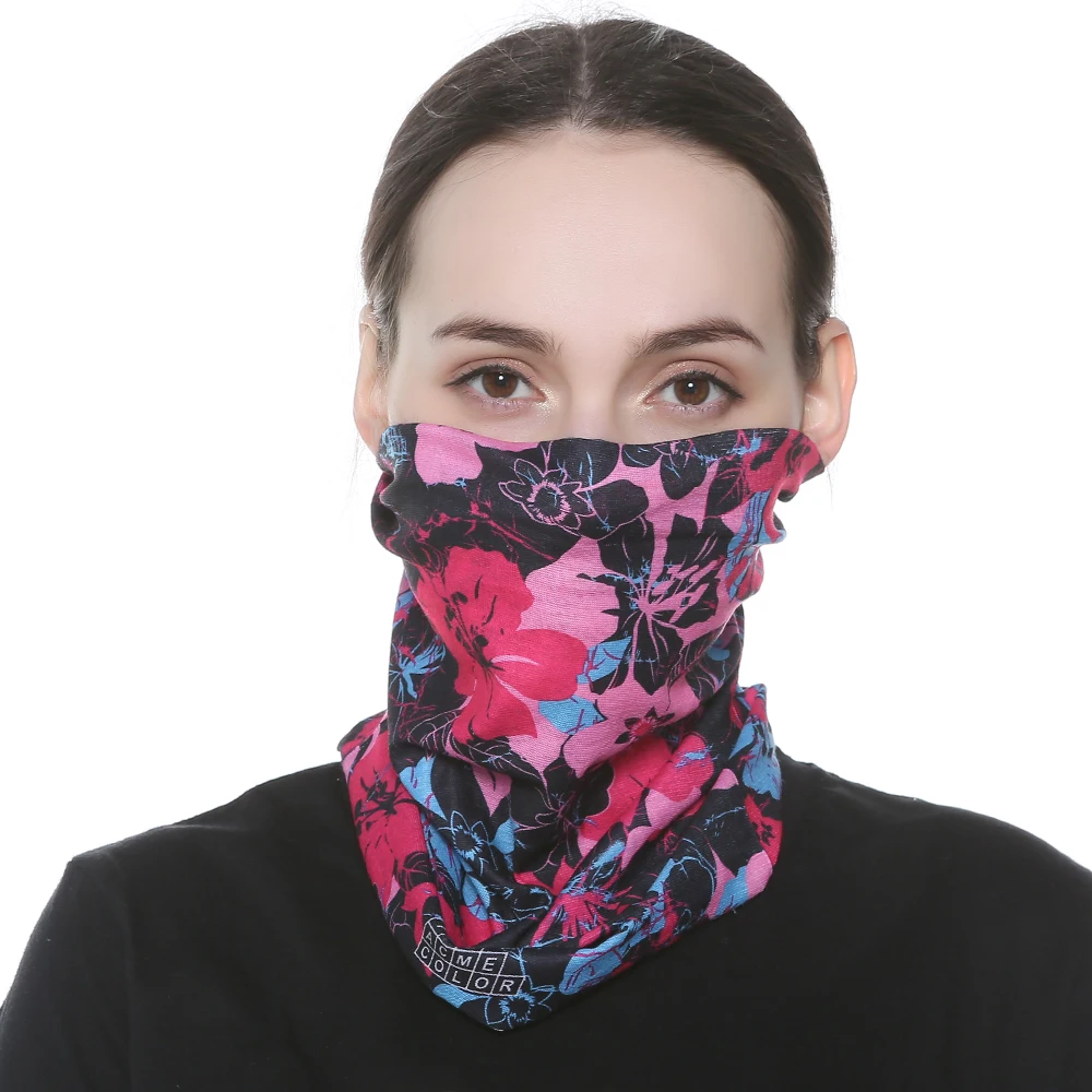 Latest Fashion Winter Outdoor Sports Reversible Polar Fleece Headwear Microfiber Tube Bandanas Magic Neck Warmers