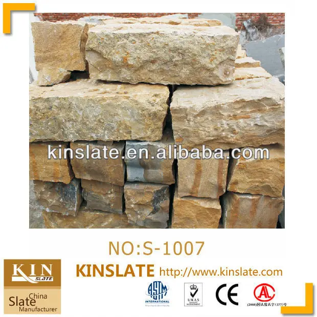 
Factory Natural Stone Beige Sandstone Decorative Garden Stepping Stones 